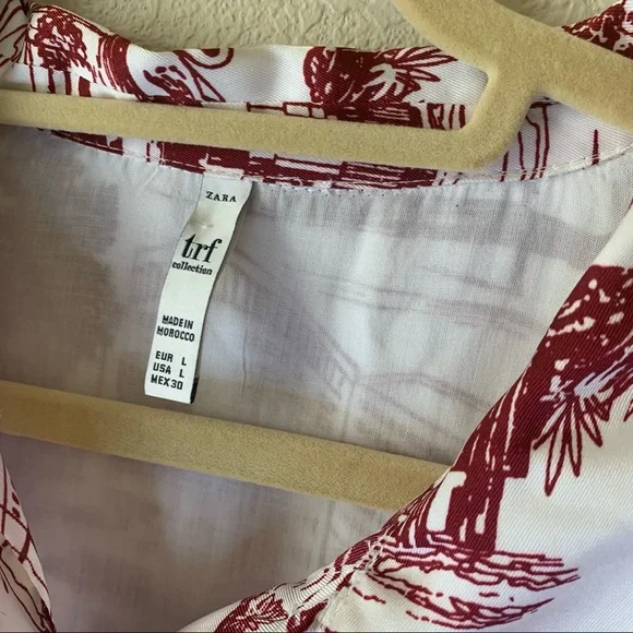 ❌SOLD❌ ZARA City Print Oversized Shirt - Picture 10 of 11